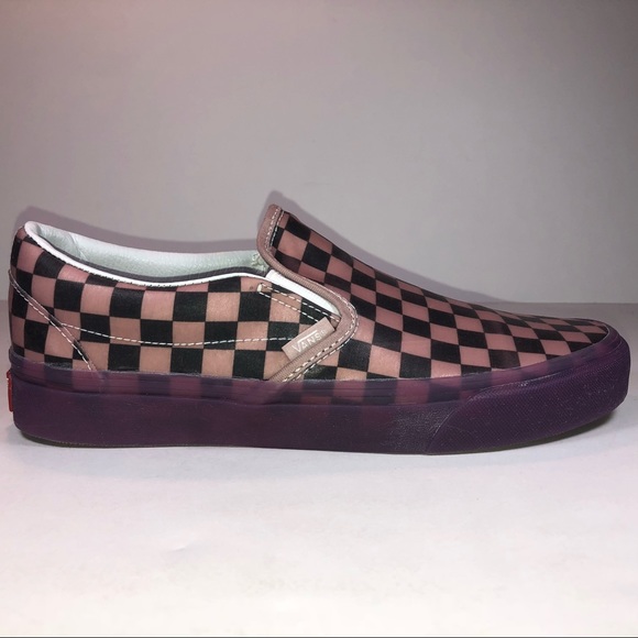 vans slip on rubber